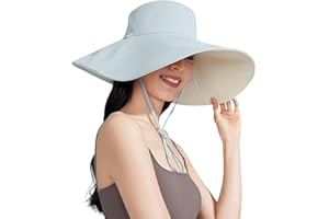 BENEUNDER Sun Hats for Women Wide Brim UPF 50+ Beach Hats for Women UV Protection Visor Hats for Fishing Hiking Gardening