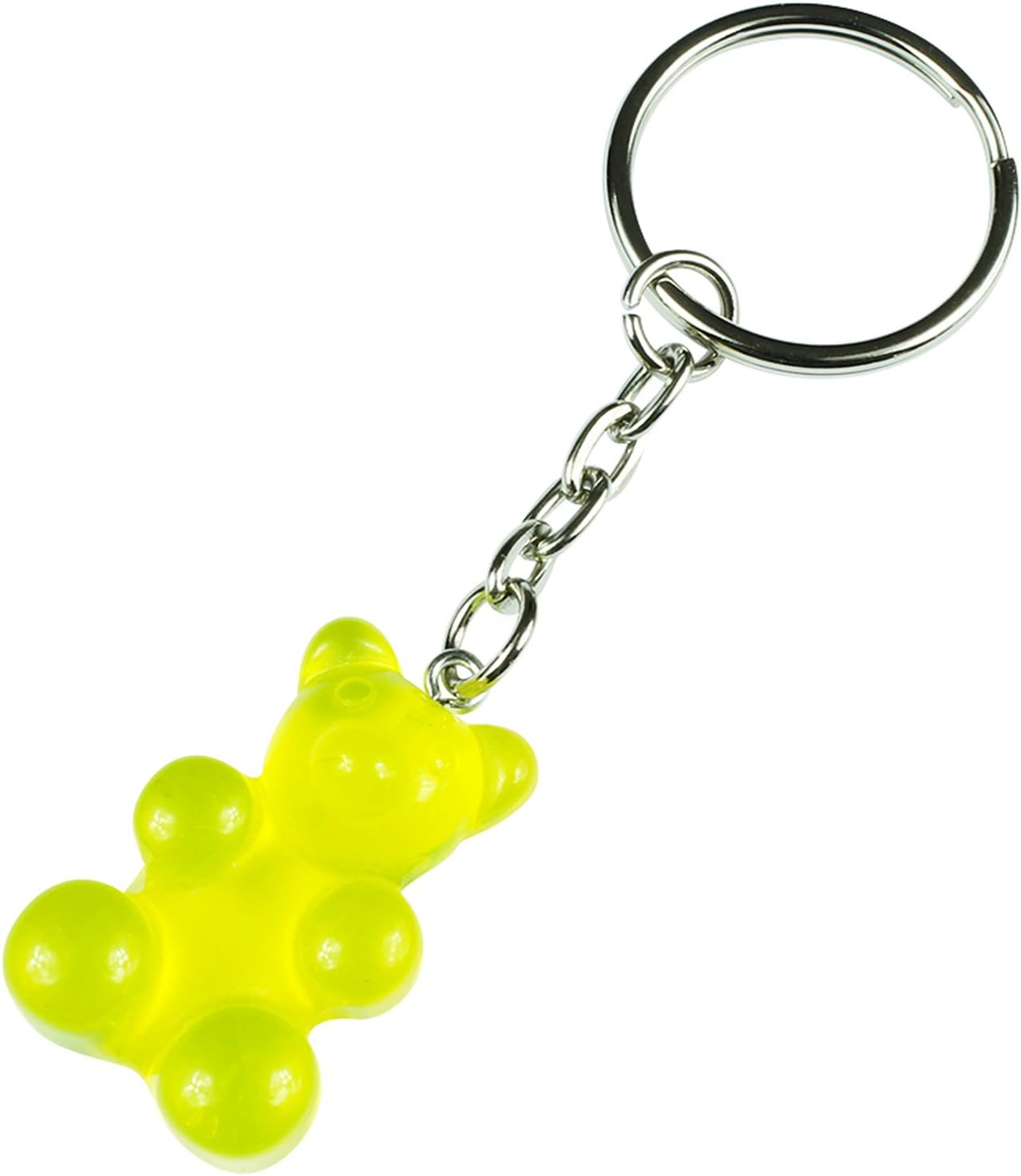 The Funky Barcode PENNY SWEETS GUMMY BEAR TROPICAL KEYRING CHARM Complete With Gift Box