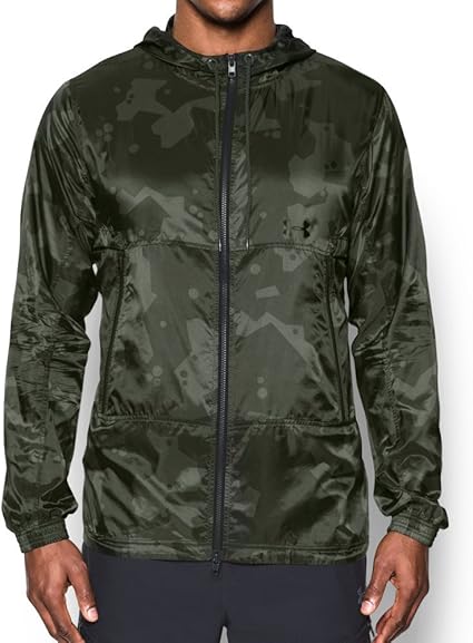 under armour camo windbreaker