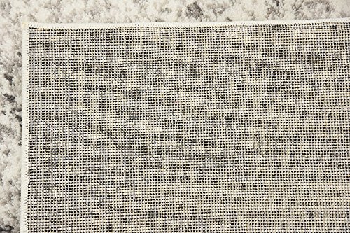 Unique Loom Sofia Collection Gray 2 x 13 Runner Area Rug (2' x 13')
