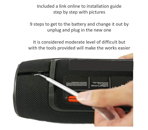 4000mAh High Capacity Replacement Battery Tool Adhesive for