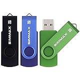 SIMMAX USB Flash Drives 3 Pack 16GB Memory Stick
