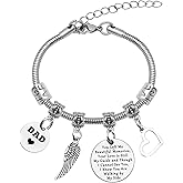 Memorial Gift for Loss of Dad Bracelets Remembrance Gifts for Loss of Father Sympathy Bracelet for Loss of Dad In Memory of Loved Gifts Bereavement Bracelet Memory Gift for Loss of Father Mother