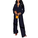 kaimimei Women 2Pcs Casual Outfits Set Button Down