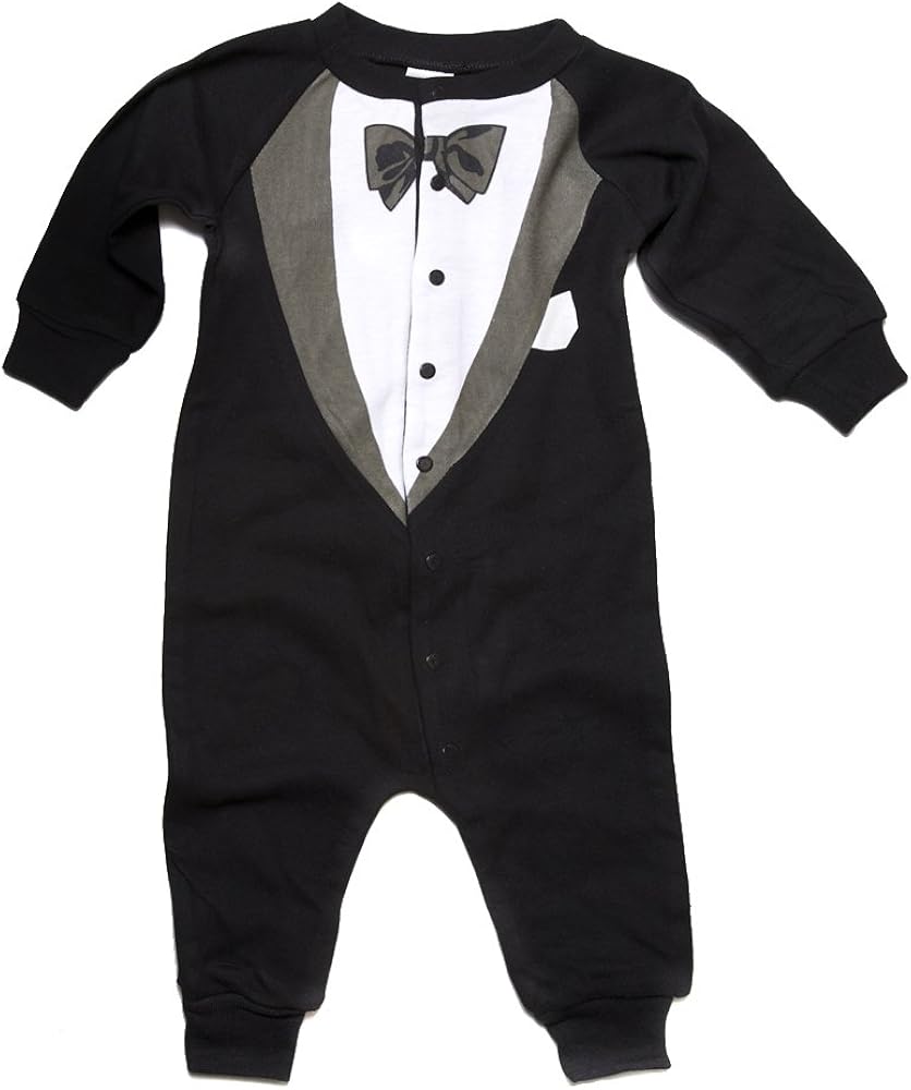 Accessoryo babyBoys' Tuxedo Style 100 Cotton Pyjamas Suit