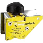 Magswitch Mini Angle Welding Magnet - 80 lb Multi-Angle Hold | Mini multi-angle welding magnet with 80 lb holding force. Works on flat or round steel at various angles.
