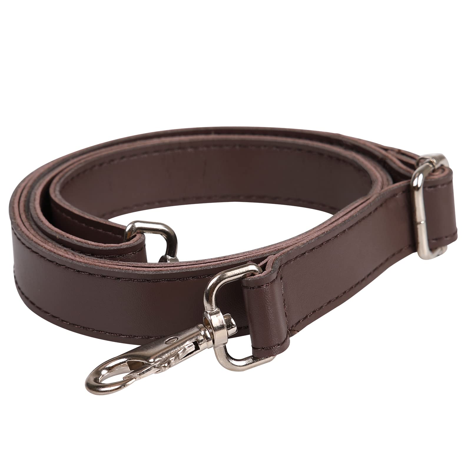 JAKAGO DIY Crossbody Handbag Strap with Buckles,Microfiber Leather Replacement Belt Adjustable Shoulder Bag Accessories Straps for Crossbody Bag Purse Spare Straps (80-150cm)