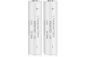 HaiNXC ER261020 CC 3.6V 16.0AH Double C Lithium Thionyl Battery 2 Pack for Locators Digitrak sonde Memory Storage