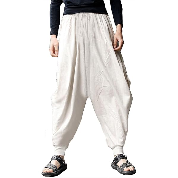 AITFINEISM Aladdin Hippie Harem Men's Casual Drawstring