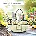 GardenHOME™ Garden Tool Set 7 Piece All-in-One- 5 Sturdy Stainless Steel Tools, Heavy Duty Folding Stool, Detachable Canvas Tool Bag