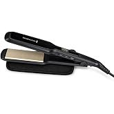 REMINGTON 1.75" Anti-Static Hair Straightener, Wide Professional Flat Iron | For fast straightening, waves &amp; loose curls; ideal for long, thick or curly hair; 8 heat settings, 310&deg;F&ndash;450&deg;F; anti-static