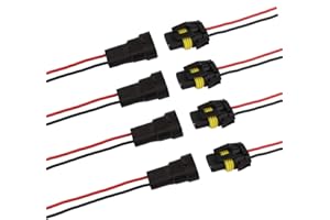 Winka 9006 HB4 Bulb Sockets Female Adapter Wiring Harness Connector for Fog Light 4PCS