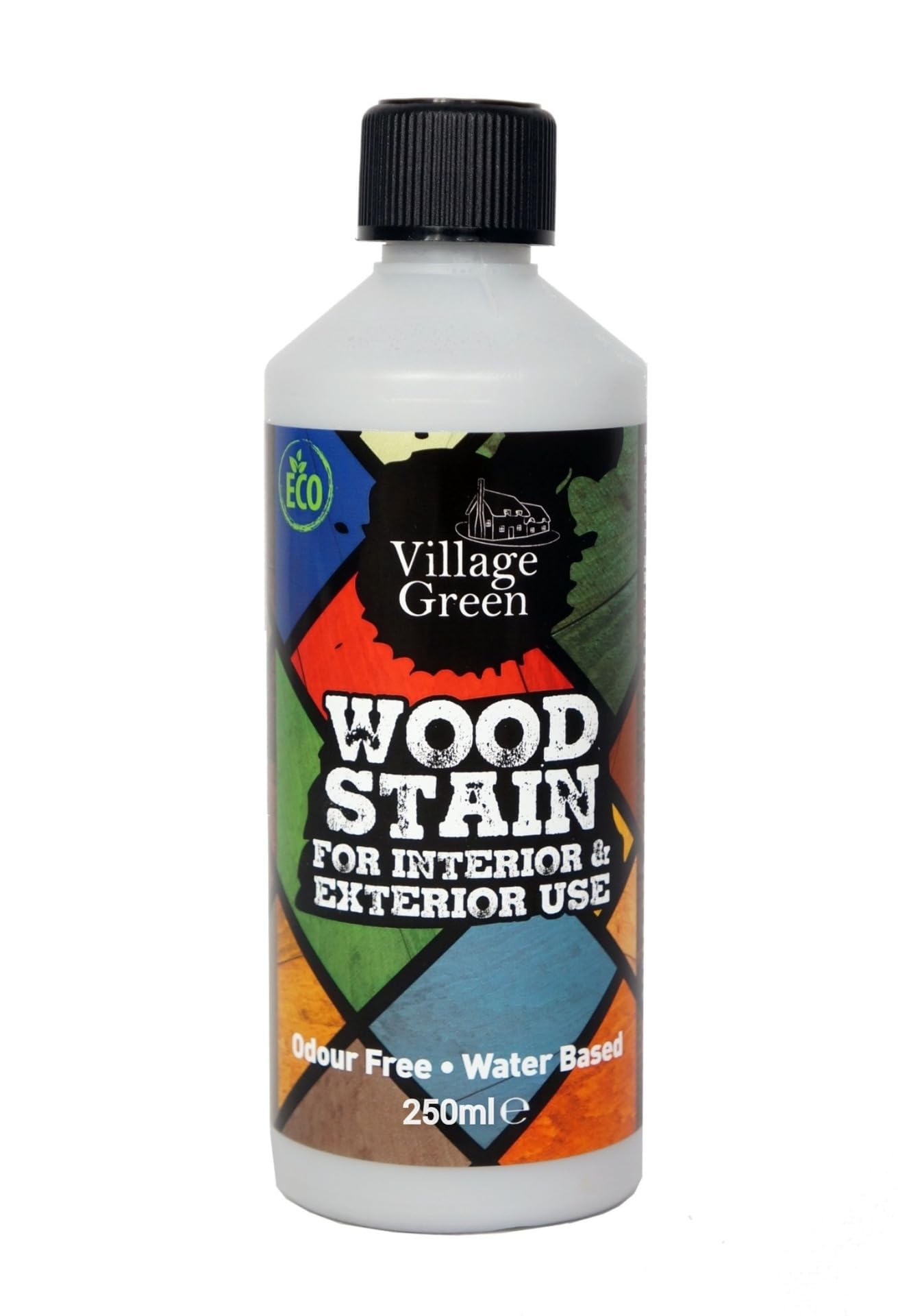 Village Green Ready to Use Wood Stain - Water Based, Eco Friendly, Premium Quality (Boathouse, 250ml)