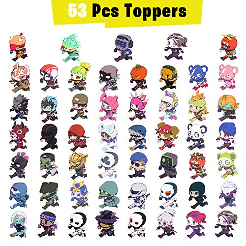 DMIGHT Birthday Party Supplies for Game Fans, 172 pcs Gaming Theme Party Decorations - Include Balloons, Party Favors Bags, Table Cover, Popcorn Box, Banner, Stickers, Cake Toppers - Thumbnail 3