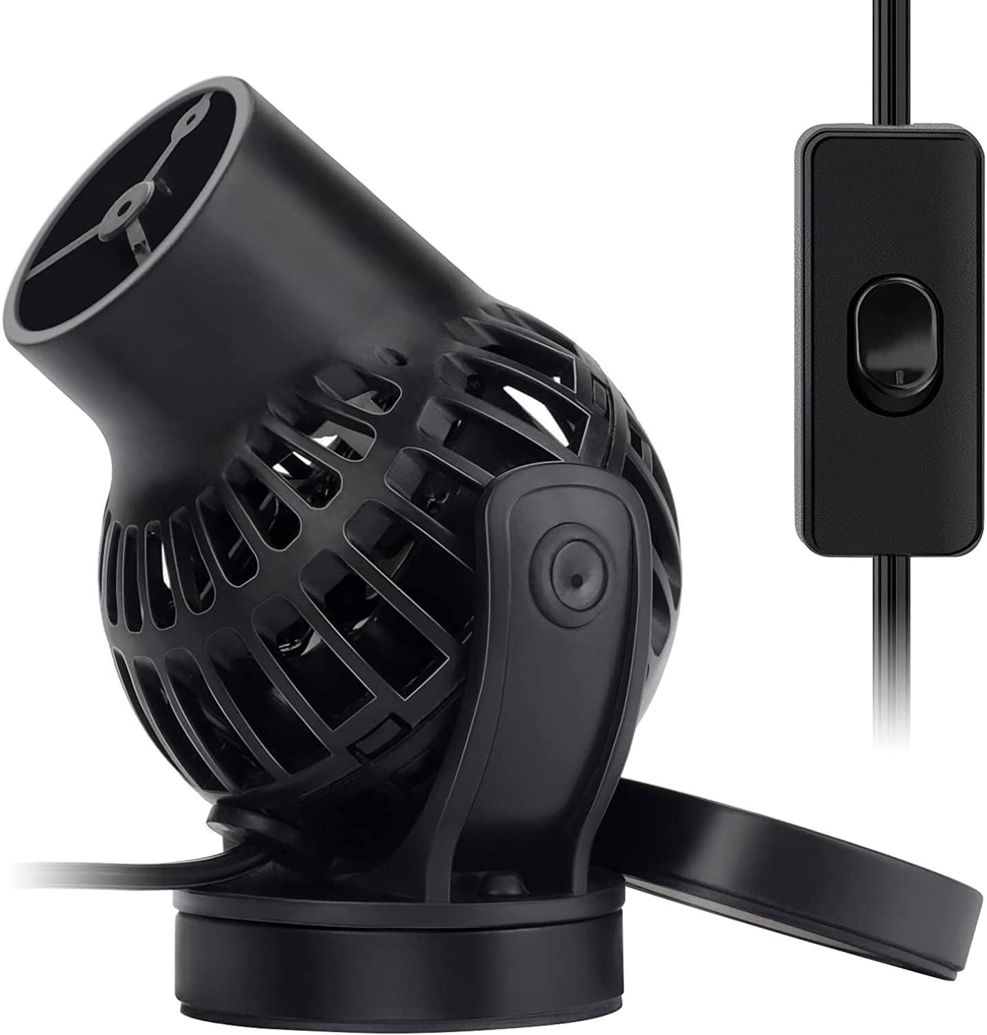 hygger 水流ポンプ 小型 3000L/H 4w ウェーブポンプ 水槽ポンプ 循環ポンプ 静音 360°回転可能 マグネット式 流量調整56L水槽以下 淡水/海水用 の商品画像