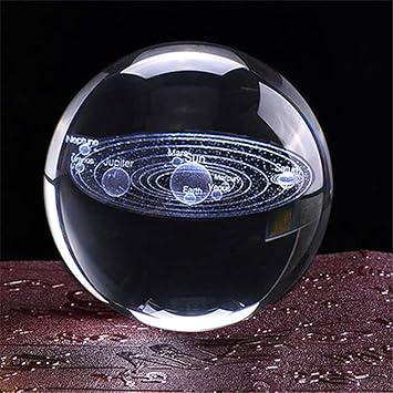 Amazoncom Tygjb Solar System Crystal Ball With Feng Shui