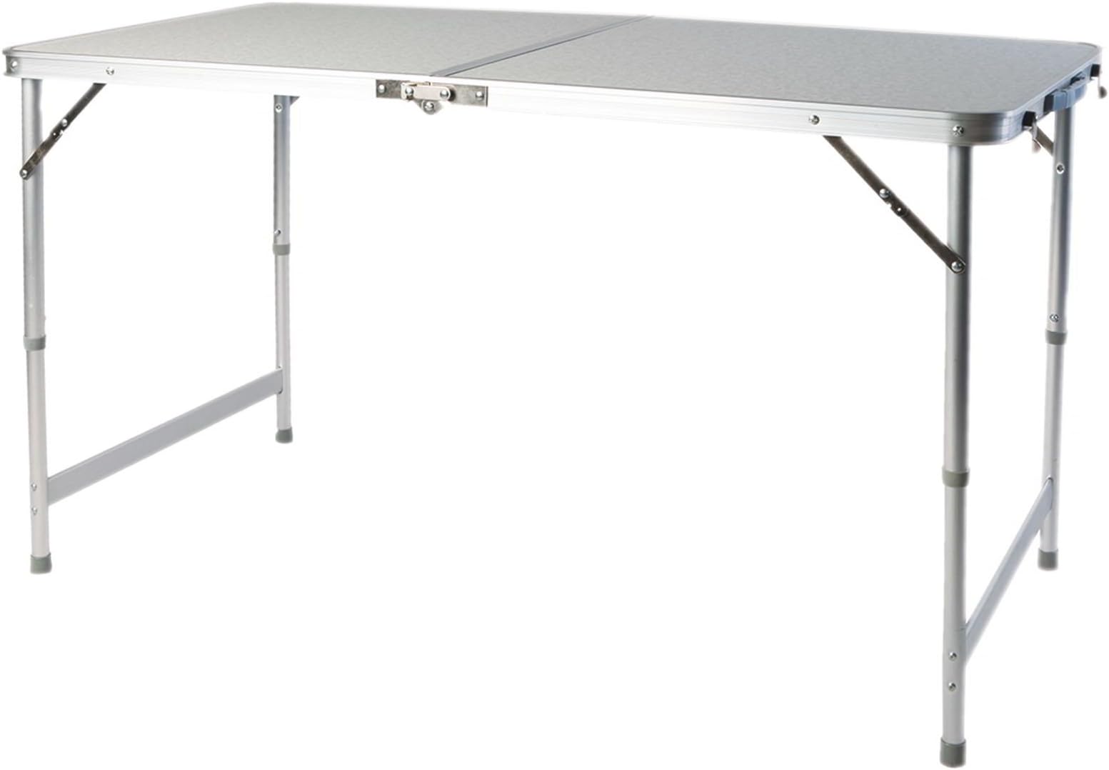 Folding camping table, with fold-out design, MDF table top, 120 cm x 60 cm x 54 cm