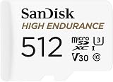 SanDisk High Endurance 512GB microSDXC Card + SD Adapter U3 V30 100MB/s view 1