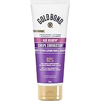 Gold Bond Age Renew Crepe Corrector 226g Body Lotion - Visibly Firms, Tightens, Hydrates Dry, Crepey Skin - Formulated with 7