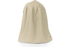 Covermates Fountain Cover - Weather Resistant Polyester, Weather Resistant, Elastic Hem, Outdoor Living Covers, 52DIAMETER x 68H, Khaki