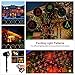 BEIYI HOME-US Christmas Projector Lights Green & Red Laser Lights Laser Show Star Light Shower RF Wireless Remote 6 Patterns IP44 Waterproof for Xmas Garden Decorations