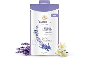 Yardley London English Lavender Perfumed Deodorizing Talc Talcum Powder 250gm