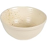 Farmhouse Stoneware Bowl, White Speckled Glaze