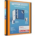 Staples 651861 1.5-Inch 3-Ring Better Binder Orange (13467)