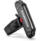 ROCKBROS Bike Tail Light LED Rear Bike Light Bicycle Safety Back TailLight | USB Rechargeable Cycling Rear Flashlight for Men Women Road Mountain Night Riding, 6 Modes, Waterproof, Taillight Accessories