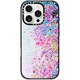 CASETiFY Impact iPhone 16 Pro Case [Slim / 8.2 ft. 4X Military Grade Drop Protection/Wireless Charging Compatible] - Confetti Sprinkles - Clear Black