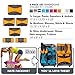 PRO Packing Cubes | 6 Piece Travel Bags Organizer for Luggage | Multi-size Ultralight Travel Cubes | Suitcase Organizer Bags Set | Makes Packing Easy - Sunset Orange
