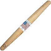 Sugar Maple French Style Rolling Pin - Tapered, Non-Stick, Ergonomic Design for Precision Baking, 18 Inches By Top Notch Kitc