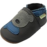 SAYOYO Soft Sole Leather Baby Boys Shoes Baby Girls Moccasins Toddler Slippers First Walking Crib Shoes
