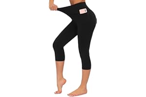 Dragon Fit High Waisted Leggings for Women Tummy Control Workout Running Yoga Pants with Pockets