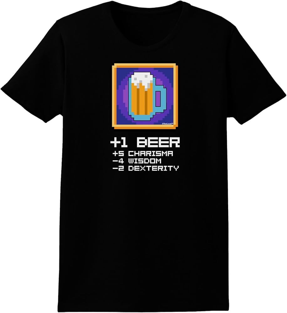 Pixel Beer Item Dark T Shirt 7354 Pilihax