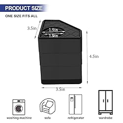 4Pcs Anti Vibration Pads for Washing Machine, Stops