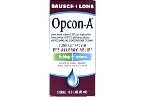 BAUSCH + LOMB Opcon-A Eye Allergy Relief Drops 0.5 Fl Oz (15 Ml