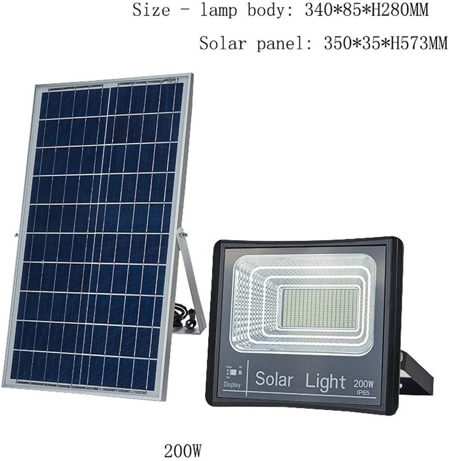 XEX LED FloodLight, Outdoor Solar Waterproof Flood Light Indoor Wall Light Home Garden Garden Lighting (Color : 200W)