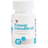Forever Living Forever ImmuBlend Immune Support, Vitamin D, C, 60 Tablets | Botanicals, Vitamin D, Vitamin C, Maitake and Shiitake Mushrooms, Vegetarian, Gluten-Free Immune Support