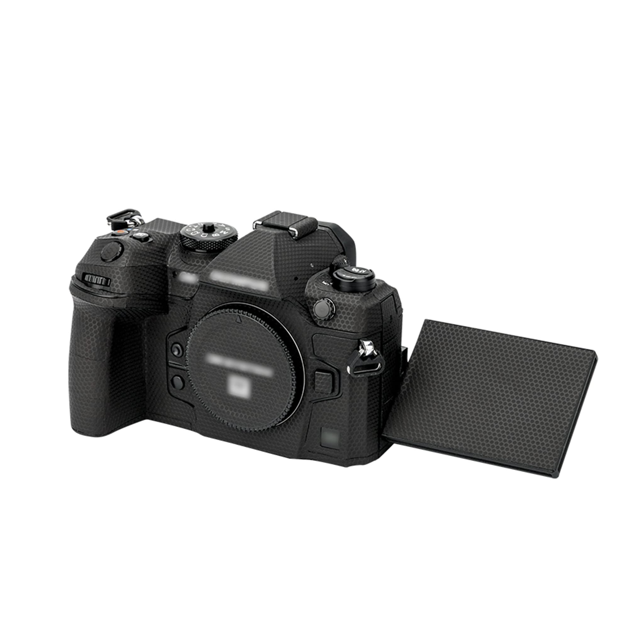 JJC Anti-scratch Protection Sticker for Olympus OM SYSTEM OM-1 Camera, Non-slip Camera body Skin Cover Film (Matrix Pattern)