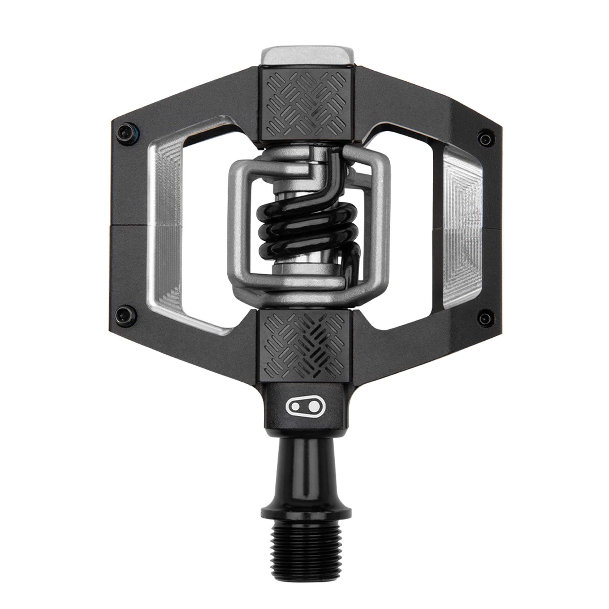Photo 1 of Crankbrothers Mallet Trail Mountain Bike Pedals - Black/Black Spring - MTB Enduro XC Trail Optimized Platform - Clip-in System Pair of Bicycle Mountain Bike Pedals (Cleats Included)