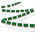 MacLand 30 PCS Algeria Flag String,32 FT Algerian Bunting,Decoration Banner for Outdoor Indoor Patio Yard Decor