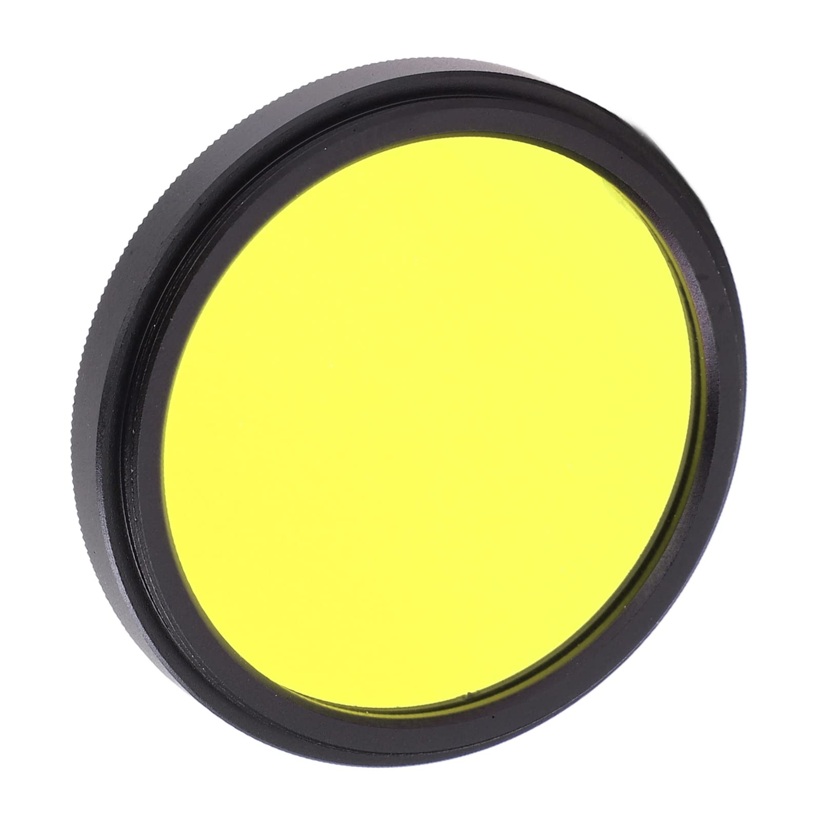 Camera Lens Filters, Aluminum Alloy + Optical Glass Orange Purple Yellow Green Blue Filter,Color Multi Coated Filters for Camera Lens with Interface Diameter of 40.5mm(yellow)