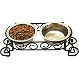 Spot Mediterranean Double Diner Elevated Pet Bowls Elevated Dog