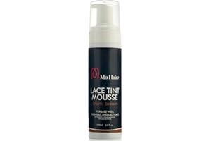 Mo Hairz Lace Tint Mousse – Dark Brown Shade | Quick-Dry Lightweight Foam for Lace Wigs, Frontals & Closures | Highly Pigment