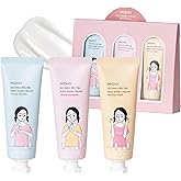 MIDHA Rice Hand Cream Set, 1.35fl.oz/40ml, Moisturising, Hydrating, Non-sticky, Non-greasy, Softens cuticles, Lightweight hydration, Comforting fragrance, for dry hands, perfumed