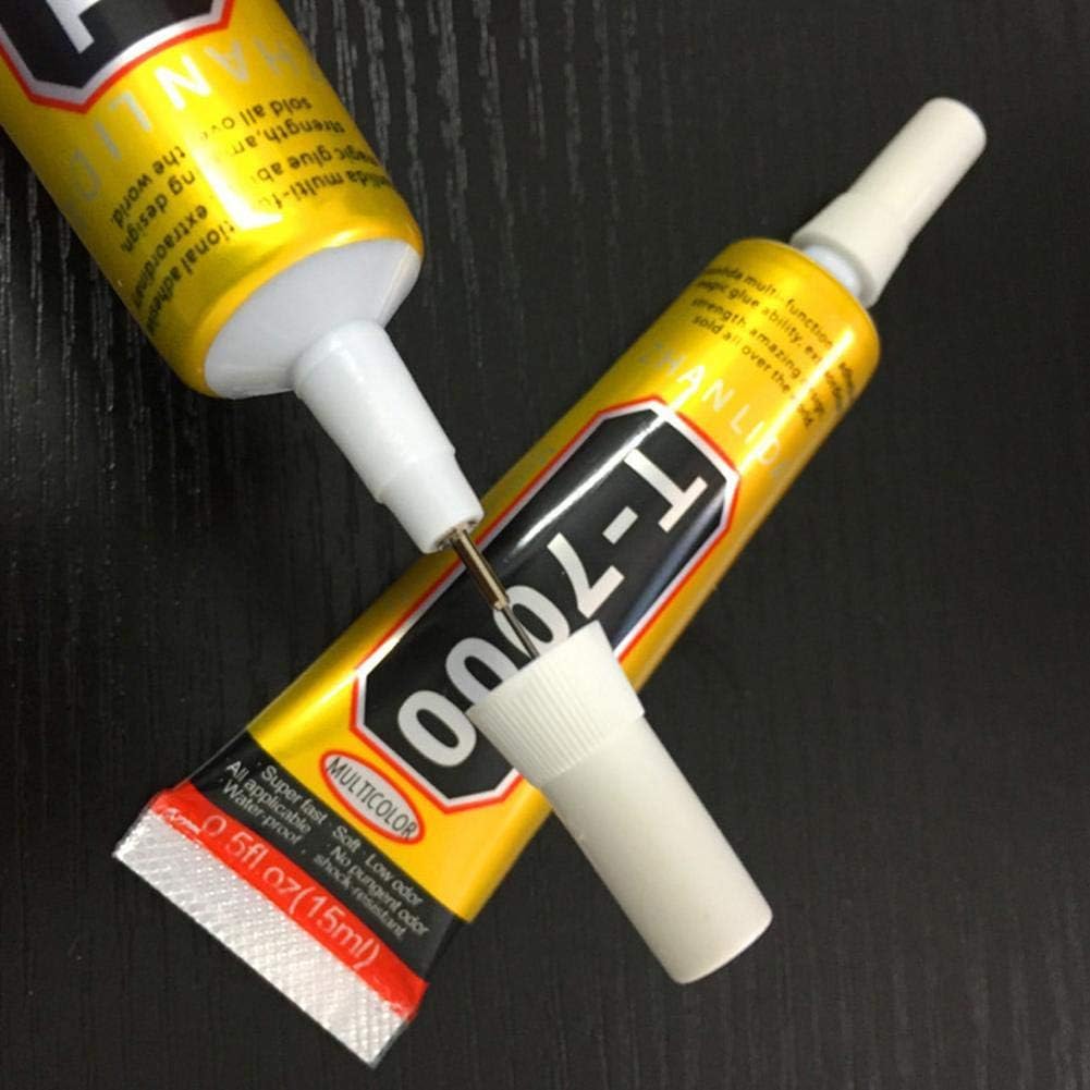 Amazon Com 1pcs 0 5oz 1 7oz T7000 Mobile Phone Repair Adhesive Black Clear Liquid Glue Lcd Touch Screen Frame Super Diy Glue Home Kitchen