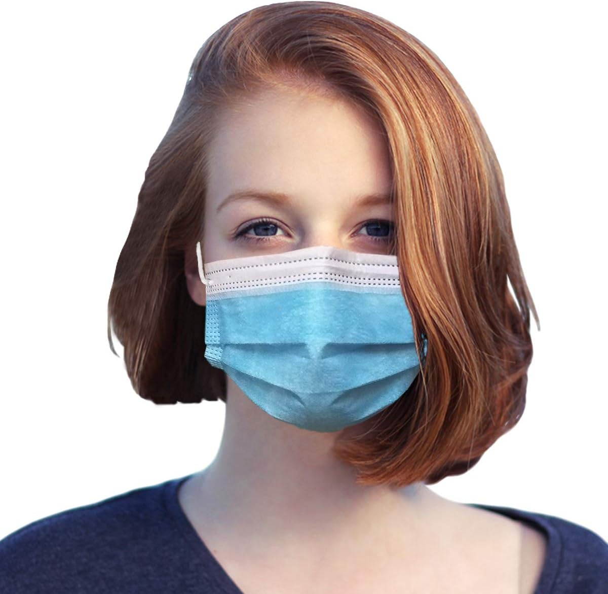 Disposable 3Ply Face Mask 50 PCS Breathable Mouth