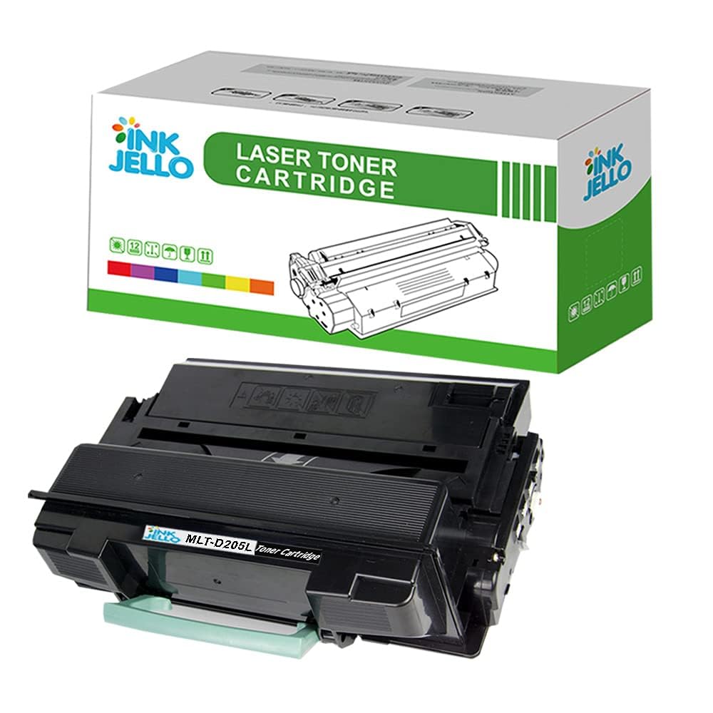 InkJello Compatible Toner Cartridge Replacement for Samsung ML-3310D ML-3310ND ML-3312ND ML-3710ND ML-3712DW ML-3712ND SCX-4833FD SCX-4833FR SCX-5637FR MLT-D205L (Black,1-Pack)