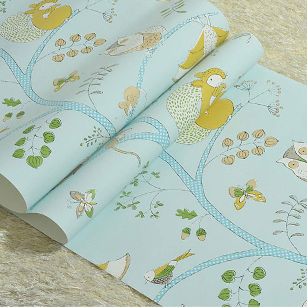 Modern Children S Room Wallpaper Cartoon Owl Princess Room